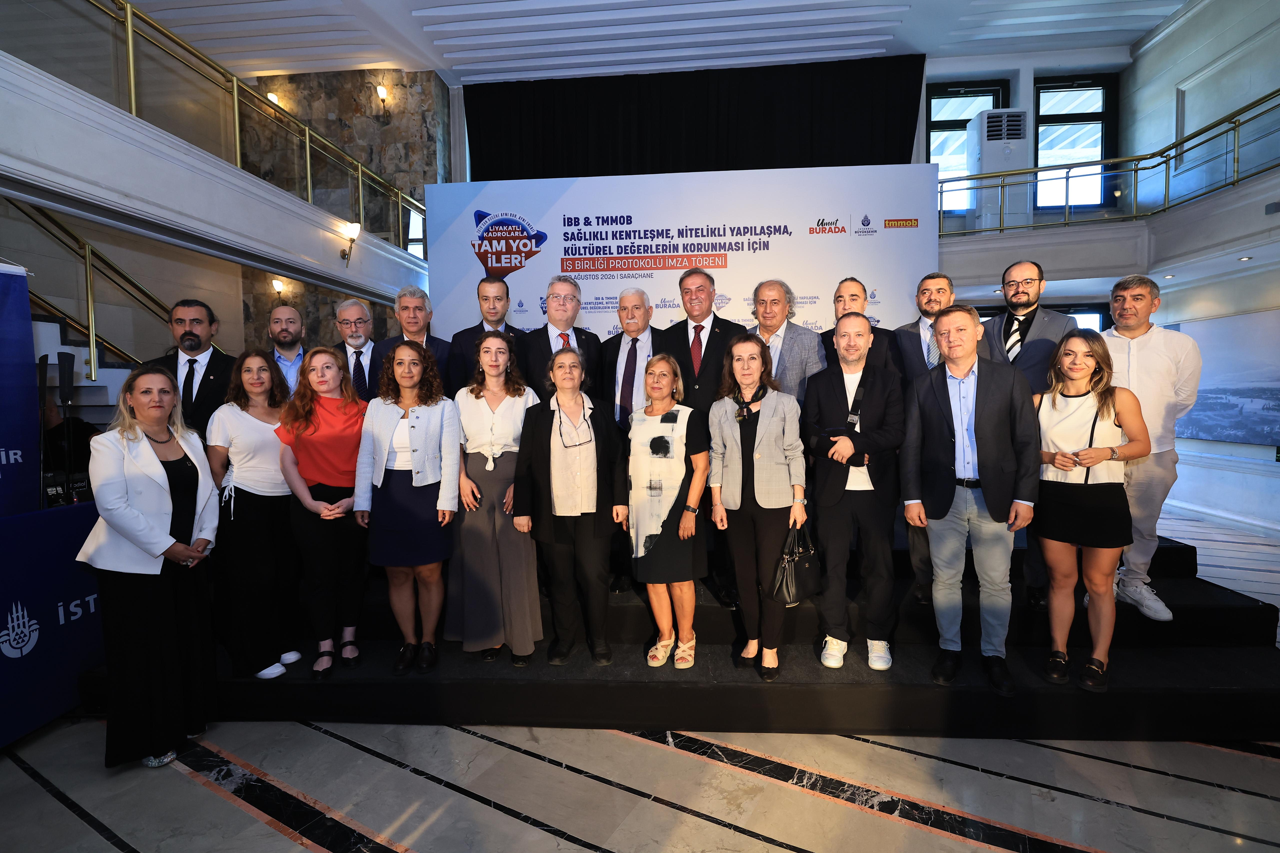İBB ile TMMOB arasında protokol